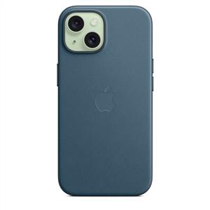 Apple MT3G3ZM/A iPhone 15 MagSafe özellikli Mikro Dokuma Kılıf - Pasifik Mavisi