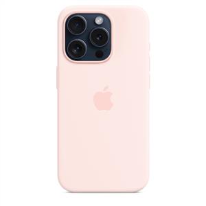 Apple MT1F3ZM/A iPhone 15 Pro MagSafe Silikon Kılıf - Uçuk Pembe