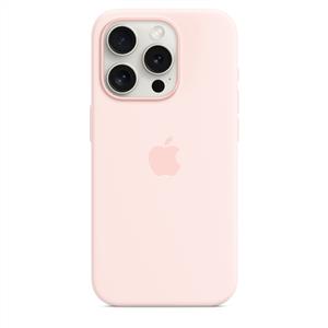 Apple MT1F3ZM/A iPhone 15 Pro MagSafe Silikon Kılıf - Uçuk Pembe