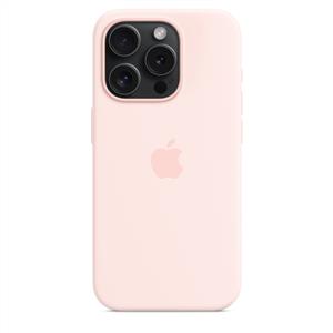Apple MT1F3ZM/A iPhone 15 Pro MagSafe Silikon Kılıf - Uçuk Pembe