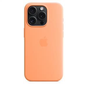 Apple MT1H3ZM/A iPhone 15 Pro MagSafe Silikon Kılıf - Turuncu Sorbe