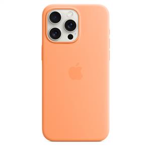 Apple MT1W3ZM/A iPhone 15 Pro Max MagSafe  Silikon Kılıf - Turuncu Sorbe