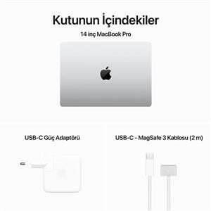 MacBook Pro MRX63TU/A M3 Pro 18Gb-512Gb Ssd-Liquid Retina-14inc-Gümüş