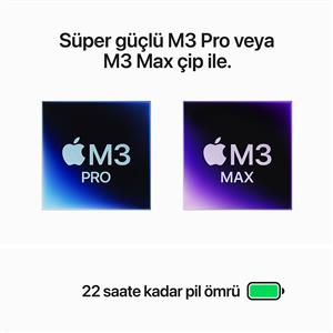 MacBook Pro MRW73TU/A M3 Max 36Gb-1Tb Ssd-Liquid Retina-16inc-Gümüş