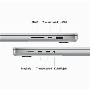 MacBook Pro MRW73TU/A M3 Max 36Gb-1Tb Ssd-Liquid Retina-16inc-Gümüş