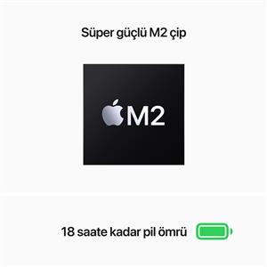 MacBook Air Z160M2JT16256-TQ6 M2 16Gb-256Gb Ssd-Retina-13.6inc-Gece Yarısı