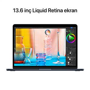 MacBook Air Z160M2JT16256-TQ6 M2 16Gb-256Gb Ssd-Retina-13.6inc-Gece Yarısı