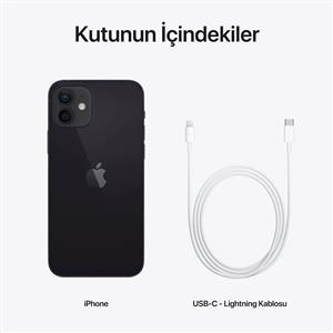 Yenilenmiş iPhone 12 64 Gb Akıllı Telefon Siyah (1 Yıl Garantili) B Kalite