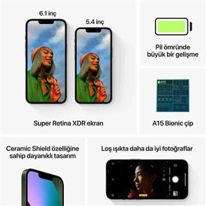 Yenilenmiş iPhone 13 128 Gb Akıllı Telefon Pembe (1 Yıl Garantili) A Kalite