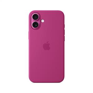 Apple İphone 16 Plus MagSafe Silikon Kılıf - Fuşya