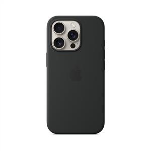 Apple İphone 16 Pro Max MagSafe Silikon Kılıf - Siyah