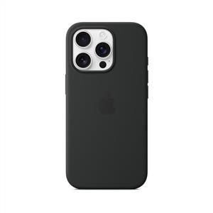 Apple İphone 16 Pro Max MagSafe Silikon Kılıf - Siyah