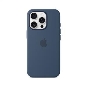 Apple İphone 16 Pro Max MagSafe Silikon Kılıf - Kot Rengi