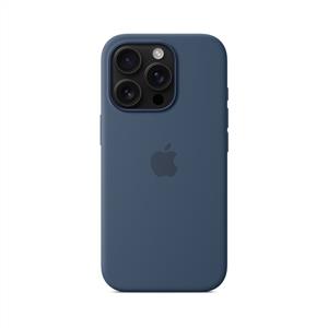 Apple İphone 16 Pro Max MagSafe Silikon Kılıf - Kot Rengi