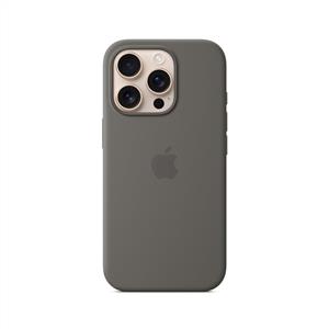 Apple İphone 16 Pro Max MagSafe Silikon Kılıf - Taş Grisi