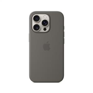 Apple İphone 16 Pro Max MagSafe Silikon Kılıf - Taş Grisi