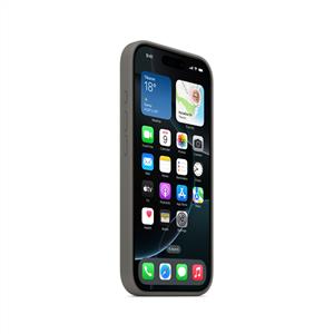 Apple iPhone 16 Pro MagSafe Silikon Kılıf - Taş Grisi