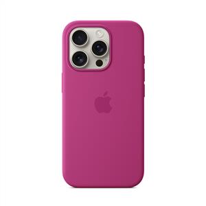 Apple İphone 16 Pro Max MagSafe Silikon Kılıf - Fuşya