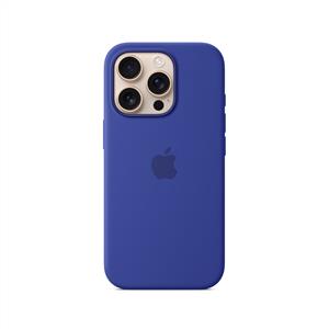 Apple iphone 16 Pro Max İçin Magsafe Özellikli Silikon Kılıf- Laciverttaş