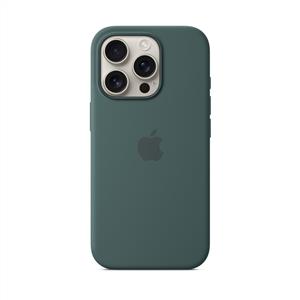 Apple İphone 16 Pro Max MagSafe Silikon Kılıf - Göl Yeşili