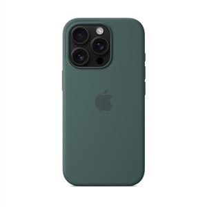 Apple İphone 16 Pro Max MagSafe Silikon Kılıf - Göl Yeşili