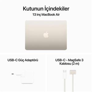 MacBook Air MC9K4TU/A M3 24Gb-512Gb Ssd-Liquid Retina-15.3inc-Starlight