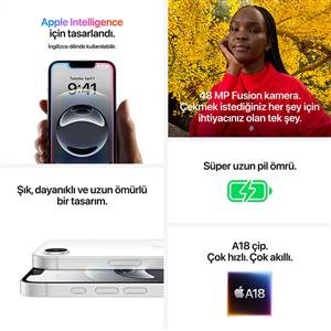 iPhone 16e 512GB Akıllı Telefon Siyah