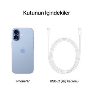 iPhone 17 256 GB Akıllı Telefon Sis Mavisi