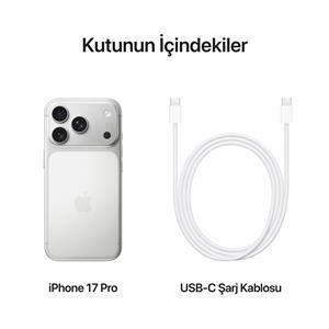iPhone 17 Pro 256 GB Akıllı Telefon Gümüş