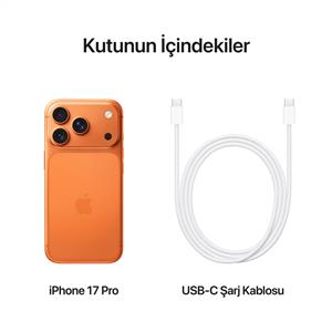 iPhone 17 Pro 512 GB Akıllı Telefon Kozmik Turuncu