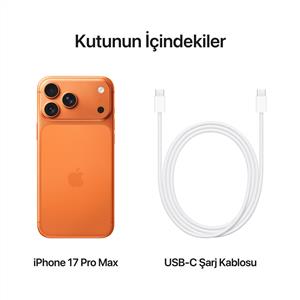 iPhone 17 Pro Max 512 GB Akıllı Telefon Kozmik Turuncu