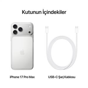 iPhone 17 Pro Max 2 TB Akıllı Telefon Gümüş