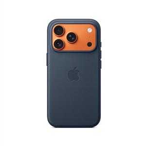 Apple iPhone 17 Pro için MagSafe özellikli Tech Dokuma Kılıf - Mavi