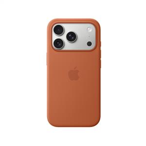 Apple iPhone 17 Pro için MagSafe özellikli Silikon Kılıf - Terra Cotta