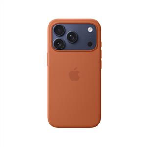 Apple iPhone 17 Pro için MagSafe özellikli Silikon Kılıf - Terra Cotta