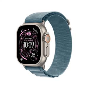 Apple Watch Ultra 3 GPS+ Cellular 49mm Natural Titanium Case with Light Blue Alpine Loop M