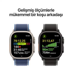 Apple Watch Ultra 3 GPS+ Cellular 49mm Natural Titanium Case with Light Blue Alpine Loop L