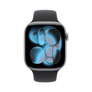 Apple Watch Series 11 GPS 42mm Space Grey Aluminium Case with Black Sport Band - M/L