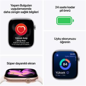 Apple Watch Series 11 GPS 42mm Space Grey Aluminium Case with Black Sport Band - M/L