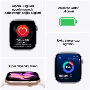 Apple Watch Series 11 GPS + Cellular 42mm Gold Titanium Case with Gold Milanese Loop