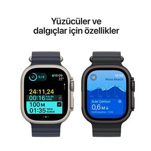 Apple Watch Ultra 2 GPS + Cellular 49mm Siyah Titanyum Kasa Siyah Titanyum Milano Loop - S