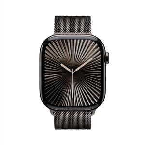 Apple Watch Series 10 GPS + Cellular 46mm Arduvaz Titanyum Kasa Arduvaz Milano Loop - S/M