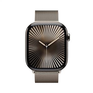 Apple Watch Series 10 GPS + Cellular 46mm Natürel Titanyum Kasa Natürel Milano Loop - S/M