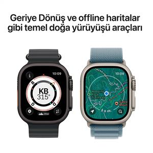Apple Watch Ultra 3 GPS + Cellular 49mm Natural Titanyum Kasa Milano Loop S