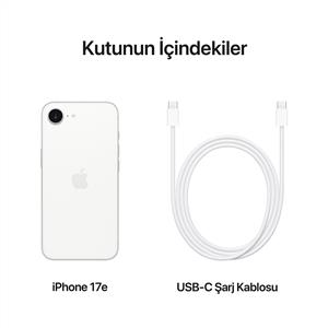 iPhone 17e 256GB Akıllı Telefon Beyaz