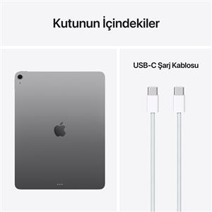 iPad Air M4 256GB WIFI 13''Liquid Retina Ekran iPadOS Tablet Uzay Grisi