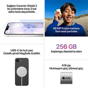 iPhone 17e 512GB Akıllı Telefon Beyaz