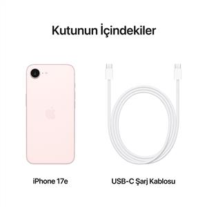 iPhone 17e 512GB Akıllı Telefon Açık Pembe