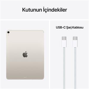 iPad Air M4 256GB WIFI+Cellular 13''LiquidRetina Ekran iPadOS Tablet YıldızIşığı