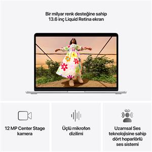 MacBook Air MDH94TU/A M5 24Gb-1Tb Ssd-Liquid Retina-13.6inc-Gümüş